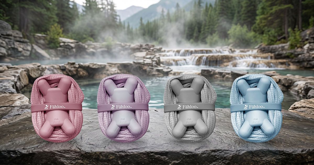 Fähloo in Desert Rose, French Lilac, Pebble Grey and Sea Salt Blue